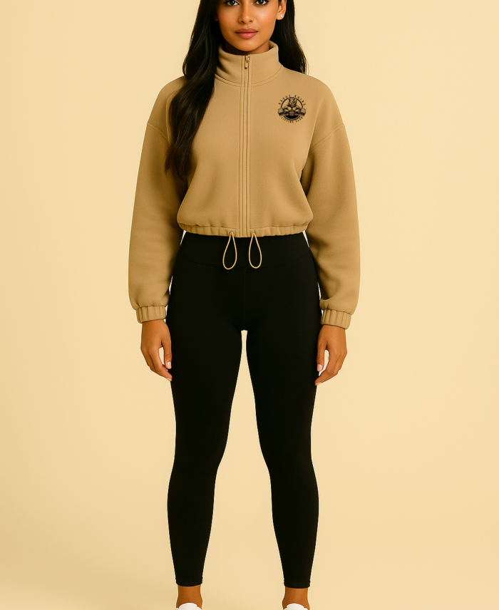 Confident Style in Beige and Black