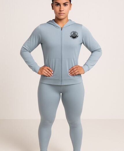 RhinoCharge Performance Zip Hoodie – Grey