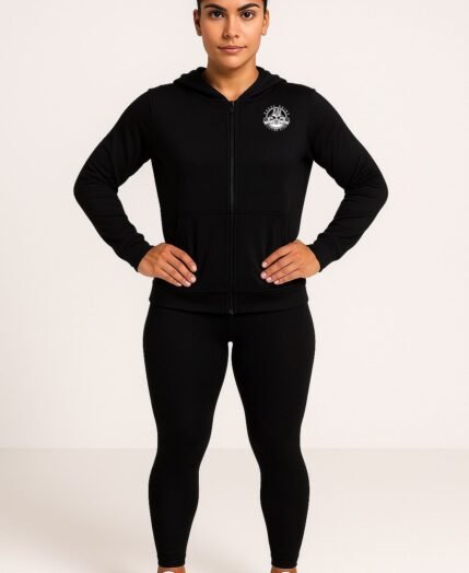 RhinoCharge Performance Zip Hoodie – Black