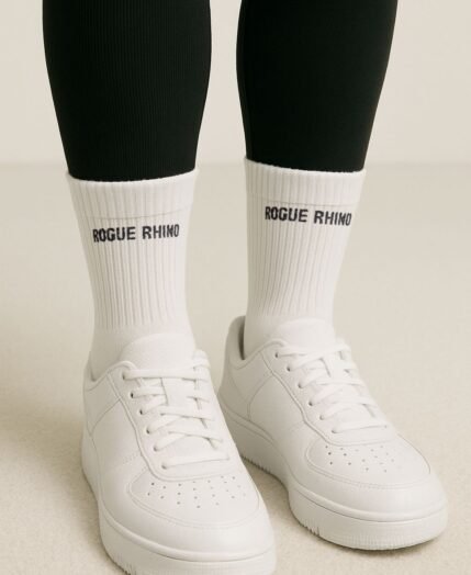 IronMark Crew Socks – White