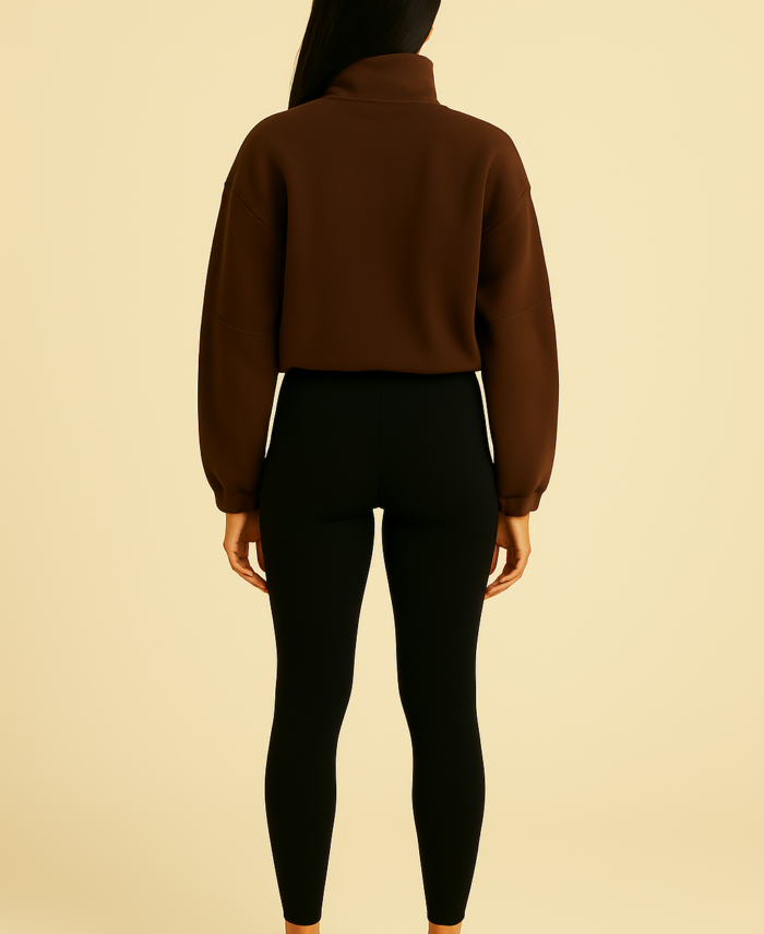 Young Woman in Casual Outfit