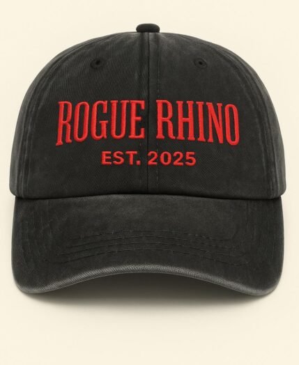 Fury Acid Washed Cap - Black/Red