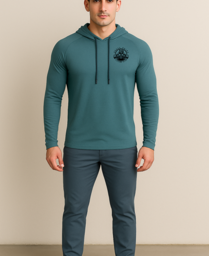 Ascent Tech Hoodie - Slate Teal