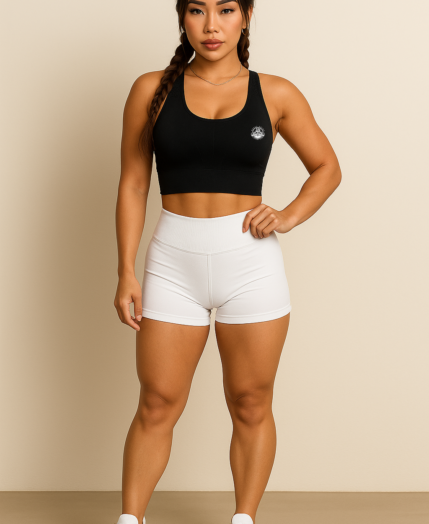 Seamless Sports Bra – Jet Black