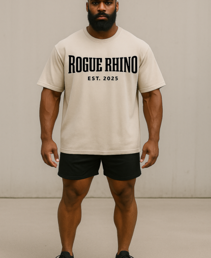 Heavyweight Stamped Tee – Desert Taupe