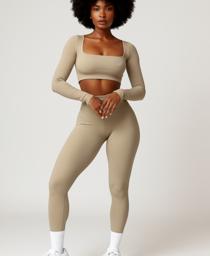 Luxe Physique 2-Piece Set – Desert Taupe