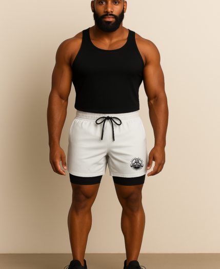 Hybrid Liner Shorts - White