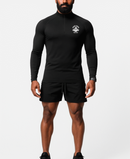 ApexPredator 1/4-Zip Training Top - Onyx Black